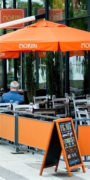 Insignia on M apartments are located in DC's Navy Yard a vibrant neighborhood with phenominal dining options like Morini